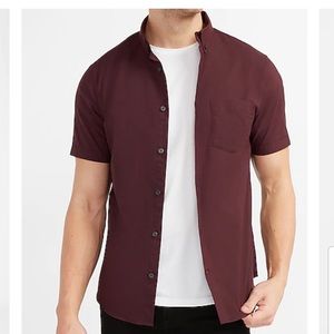 Slim Performance Short Sleeve Button Down